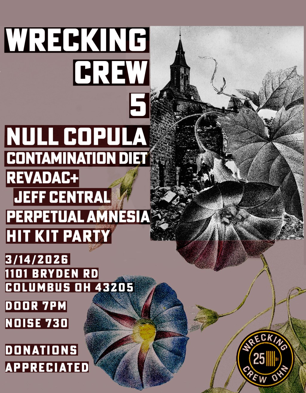 Wrecking Crew 5 Lineup 3/14/26